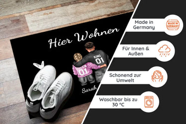 Pärchen Fußmatte - Personalisierte Fußmatte für Paare
